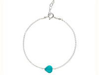 Bracciale Rosso Prezioso Donna Semino d'Amore in Argento 00406SE TURCHESE